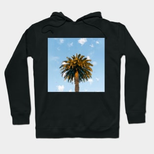 One palm tree oil painting Hoodie